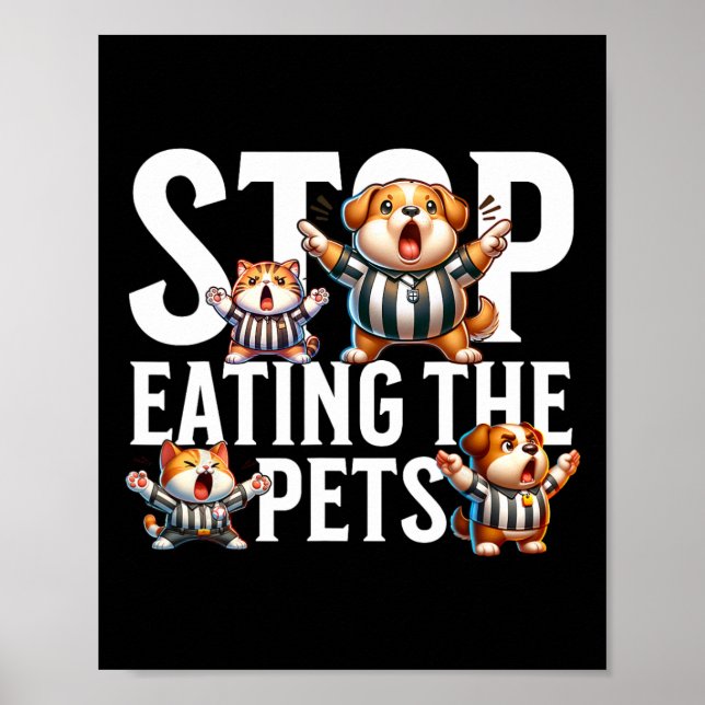 Lustig, hört auf, die Hunde und Katzen von Springf Poster (Vorne)