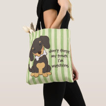 Lustig, ich beobachte schwarze Dachshund grüne Str