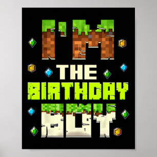 Lustig Ich Bin Der Geburtstagsjunge Videospieler P Poster