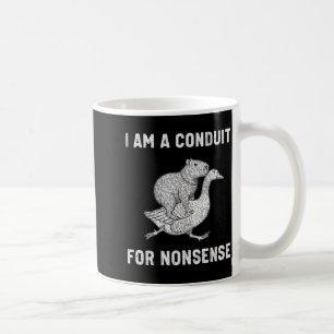 Lustig Ich Bin Ein Kanal Für Unsinn Capybara Gans Kaffeetasse