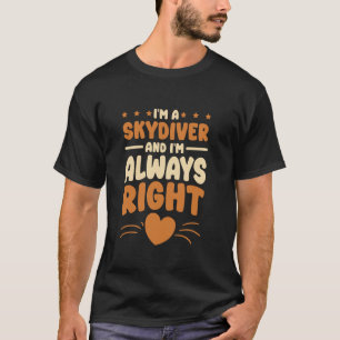 Lustig, ich bin ein Springer-Design für Fallschirm T-Shirt