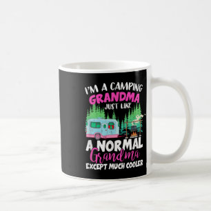 Lustig, ich bin eine Camping-Oma Camper Lagerfeuer Kaffeetasse