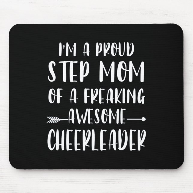 Lustig, ich bin eine stolze Cheer Step-Mama einer  Mousepad (Vorne)