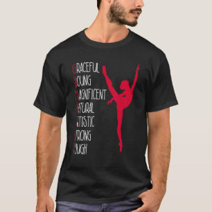 Lustig Ich Bin Eine Turnerin T-Shirt Turnen Mutter