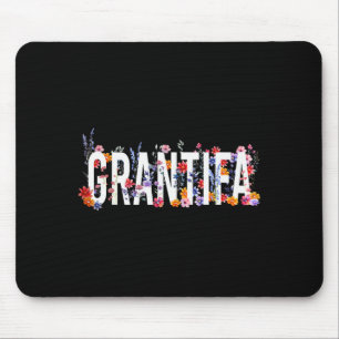 Lustig ich bin Grantifa Vintage Floral Frauen Mousepad