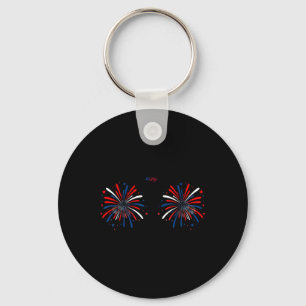 Lustig Ich Bin Hier Nur Für Das Feuerwerk 4. Juli Schlüsselanhänger