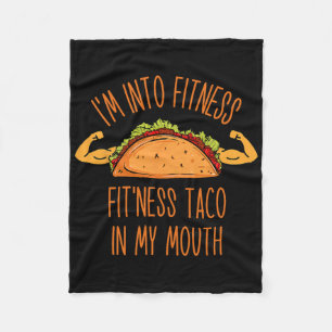 Lustig ich bin in Fitness Fleecedecke