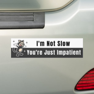 Lustig, ich bin nicht langsam autoaufkleber