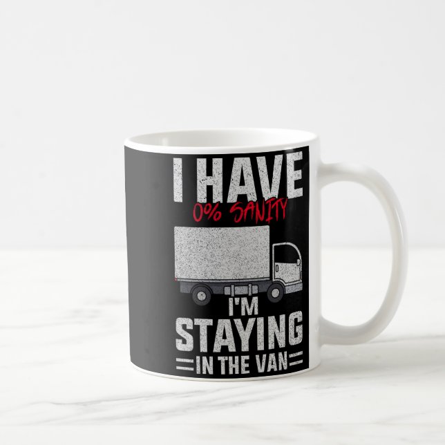 Lustig, ich bleibe im Van Phasmophobia Mann Frau Kaffeetasse (Rechts)