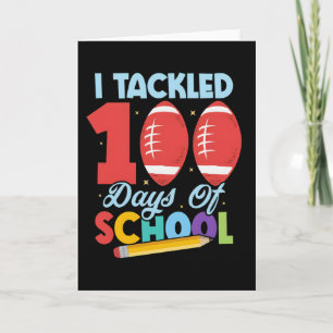 Lustig, ich habe 100 Tage Schul-Fußball-Kids Karte