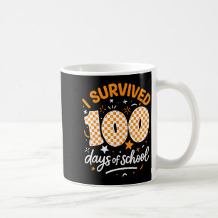 Lustig ich habe 100 Tage Schule überlebt Schüler L Kaffeetasse