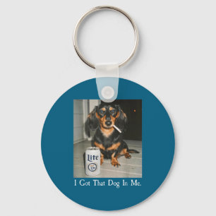 Lustig Ich Habe Den Hund In Mir Dachshund Wiener H Schlüsselanhänger