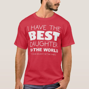 Lustig, ich habe die beste Tochter der Welt Retro T-Shirt