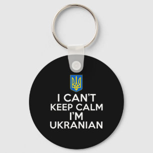 Lustig, ich kann mich nicht beruhigen, ich bin Ukr Schlüsselanhänger
