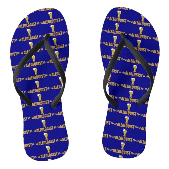 Lustig Ich liebe Bier Flip Flops (Fußbett)