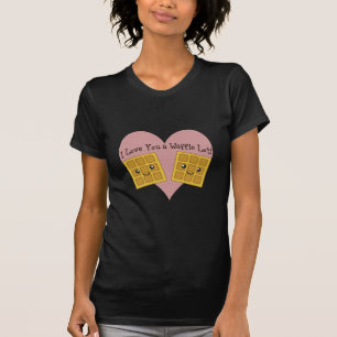 Lustig Ich Liebe Dich Ein Waffel Lot Süße Kawaii W T-Shirt