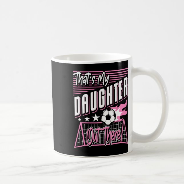 Lustig, ich liebe Fußball-Väter  Kaffeetasse (Rechts)