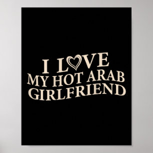 Lustig Ich Liebe Meine Arabische Freundin Sarkasti Poster