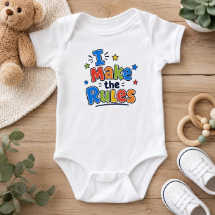 Lustig, ich mache die Regeln  Baby Strampler