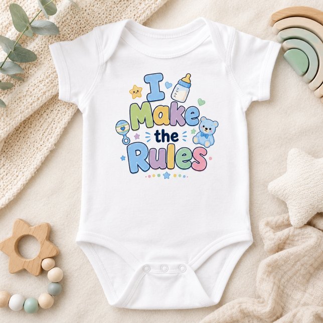 Lustig, ich mache die Regeln  Baby Strampler (Von Creator hochgeladen)