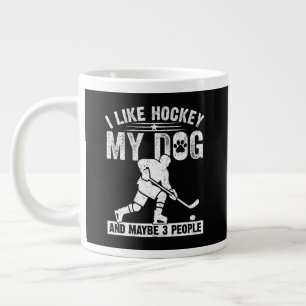 Lustig, ich mag Hockey, meinen Hund und vielleicht Jumbo-Tasse