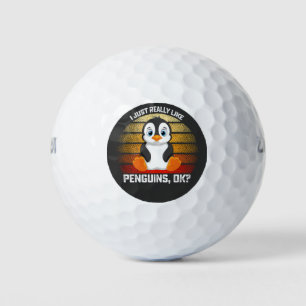 Lustig, ich mag Pinguine einfach wirklich OK Golfball