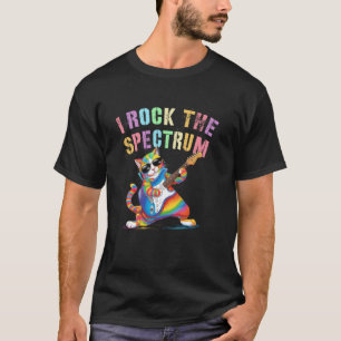 Lustig, ich ROCKIER DAS SPEKTRUM Autism Mom Dad Mo T-Shirt