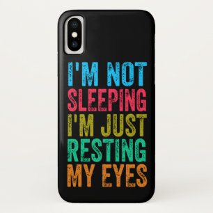 lustig ich schlafe nicht, ich ruhe mich nur die Au Case-Mate iPhone Hülle