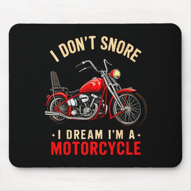 Lustig Ich Schnarche Nicht Ich Träume Ich Bin Ein  Mousepad (Vorne)