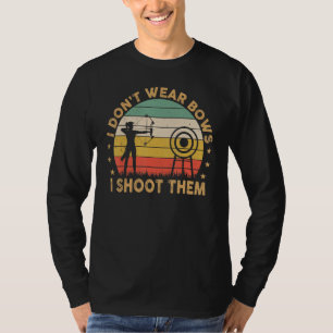 Lustig, ich trage keine Bögen, ich schieße sie Arc T-Shirt