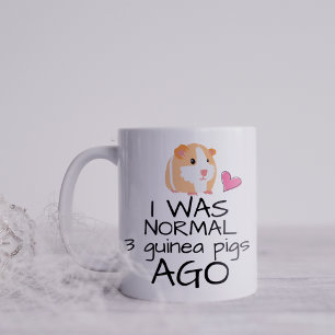 Lustig, ich war normal vor 3 Meerschweinchen Kaffeetasse