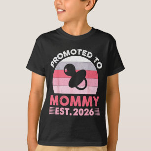 Lustig, ich werde 2026 Mama Cute Befördert T T-Shirt