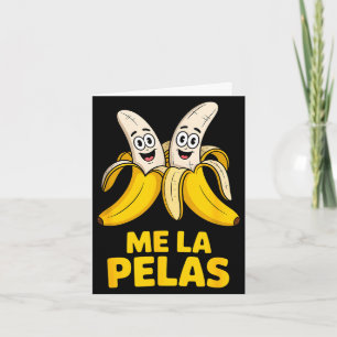 Lustig ich ziehe die Bananen-Charaktere lustig Lus Karte