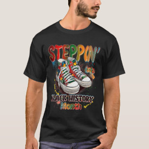 Lustig, in den Black History Month Schuhen zu stec T-Shirt