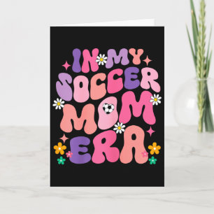 Lustig In Meiner Fußballmutter-Ära Groovy Grafik Karte