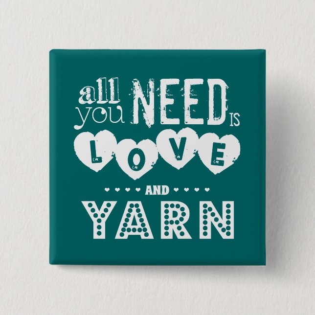 Lustig ist alles, das Sie benötigen, Liebe und Button (Vorderseite)