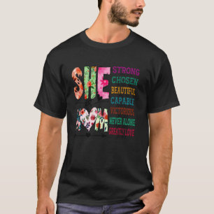 Lustig ist sie Mama Mutti Mami Christliche Muttert T-Shirt