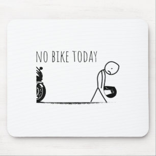 Lustig Kein Fahrrad Heute Mousepad
