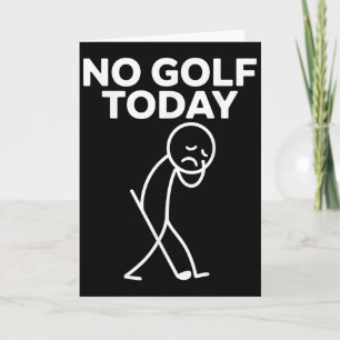 Lustig Kein Golf Heute Lustig Trauriger Stickman G Karte