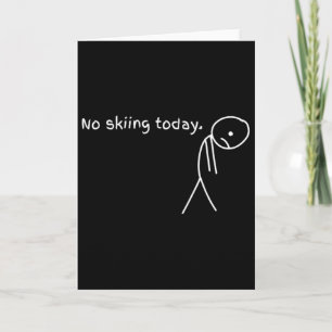 Lustig Kein Skifahren Heute 3 Karte