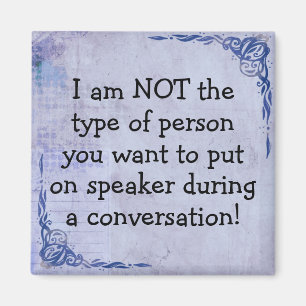 Lustig kein Speakerphone-Magnet Magnet