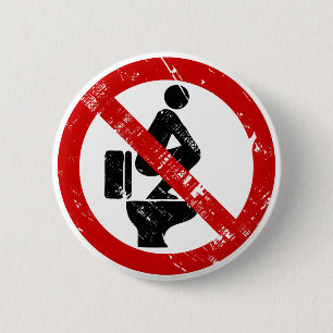 Lustig KEINE Füße auf dem Seat ⚠ thailändisch Button