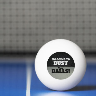 Lustig klatschen Sie Gesprächs-Fehlschlag Ihr Tischtennisball