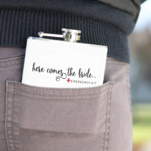 Lustig kommt hier der flachmann