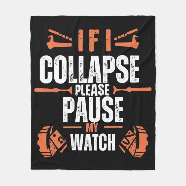 lustig laufen fleecedecke (Vorderseite)