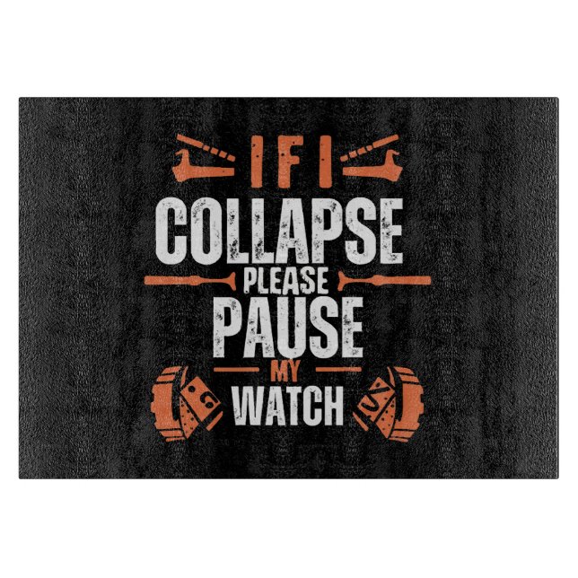 lustig laufen schneidebrett (Vorderseite)