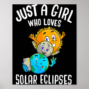 Lustig liebt Sonnenfinsternisse Sonne Mond Poster