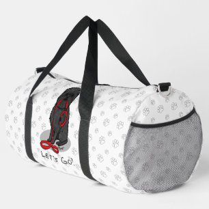Lustig Los geht's! Affenpinscher spazieren führen Duffle Bag