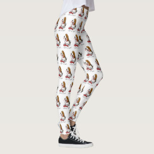 Lustig Los geht's! Basset Hound Spaziergang (dreif Leggings