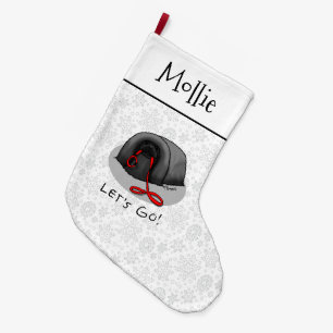 Lustig Los geht's! zum Spaziergang Pekingese-Hund  Großer Weihnachtsstrumpf
